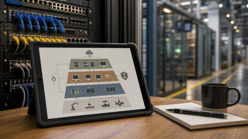 Industrial network architecture workspace